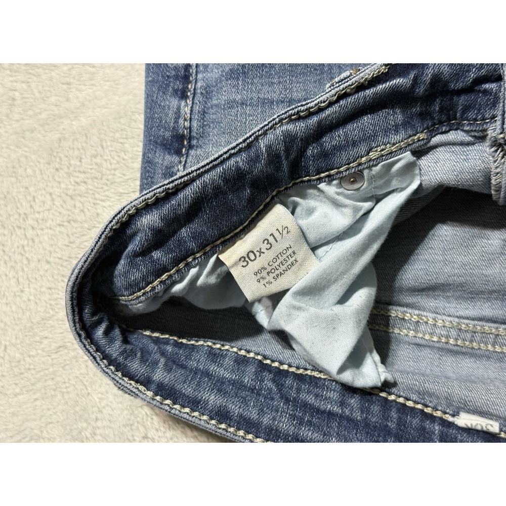 BKE Payton Jeans Womens 31 Blue Bootcut Mid Rise Medium Wash Denim 31x30 - Picture 6 of 11